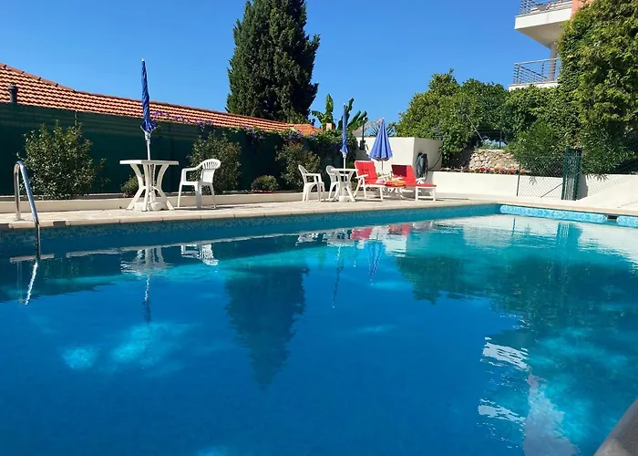 Mansfield Vue Carte Postale Terrasse Piscine 2