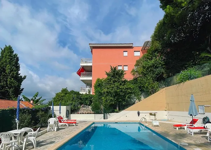 Mansfield Vue Carte Postale Terrasse Piscine 2 Appartement Menton