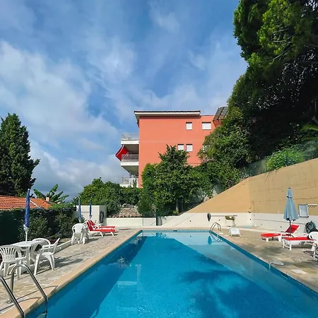 Mansfield Vue Carte Postale Terrasse Piscine 2 Apartament Mentona