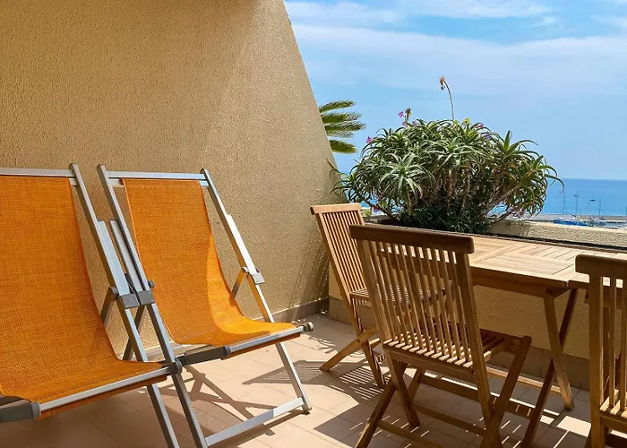 Mansfield Vue Carte Postale Terrasse Piscine 2 Apartment Menton
